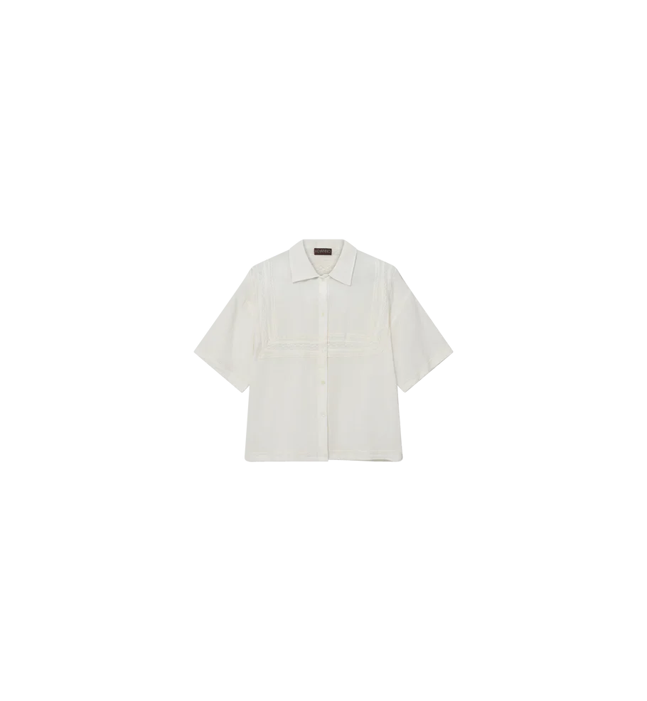 Mos Mosh Archive Lace Shirt ecru