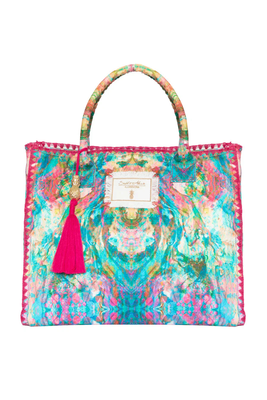 Sophia Alexia Barbados Beach Bag Liquid rainbow