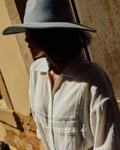 Mos Mosh Archive Lace Shirt ecru