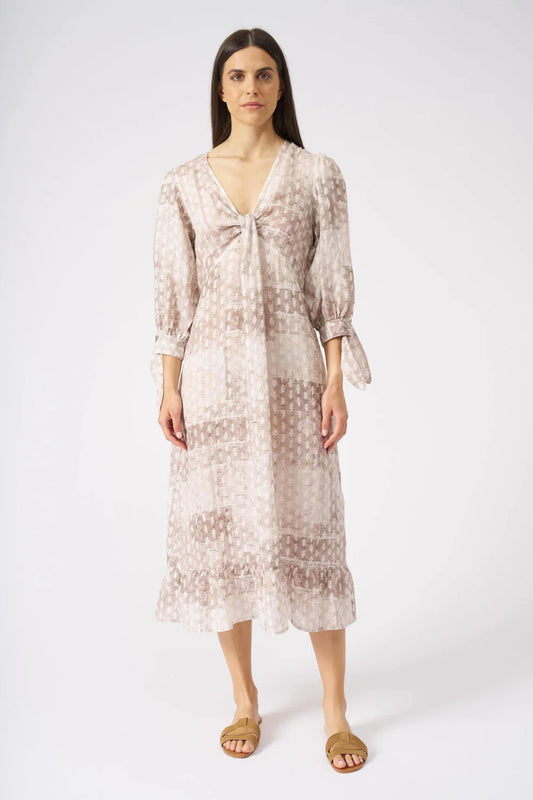 120% Linen 4PJ6 Washed sand print