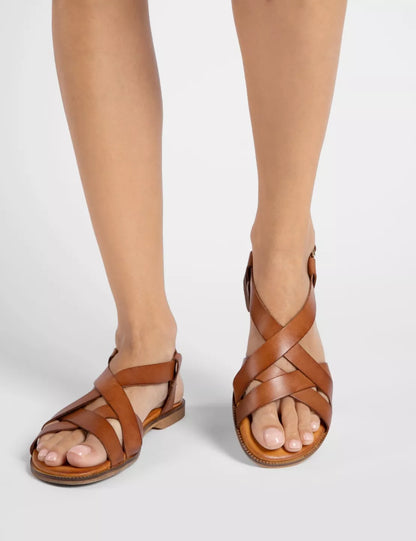 Penelope Chilvers Buttercup Leather Sandal Tan