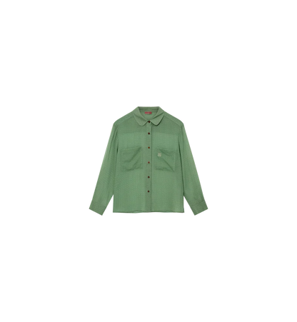 Mos Mosh Devotion Silk Shirt Watercress