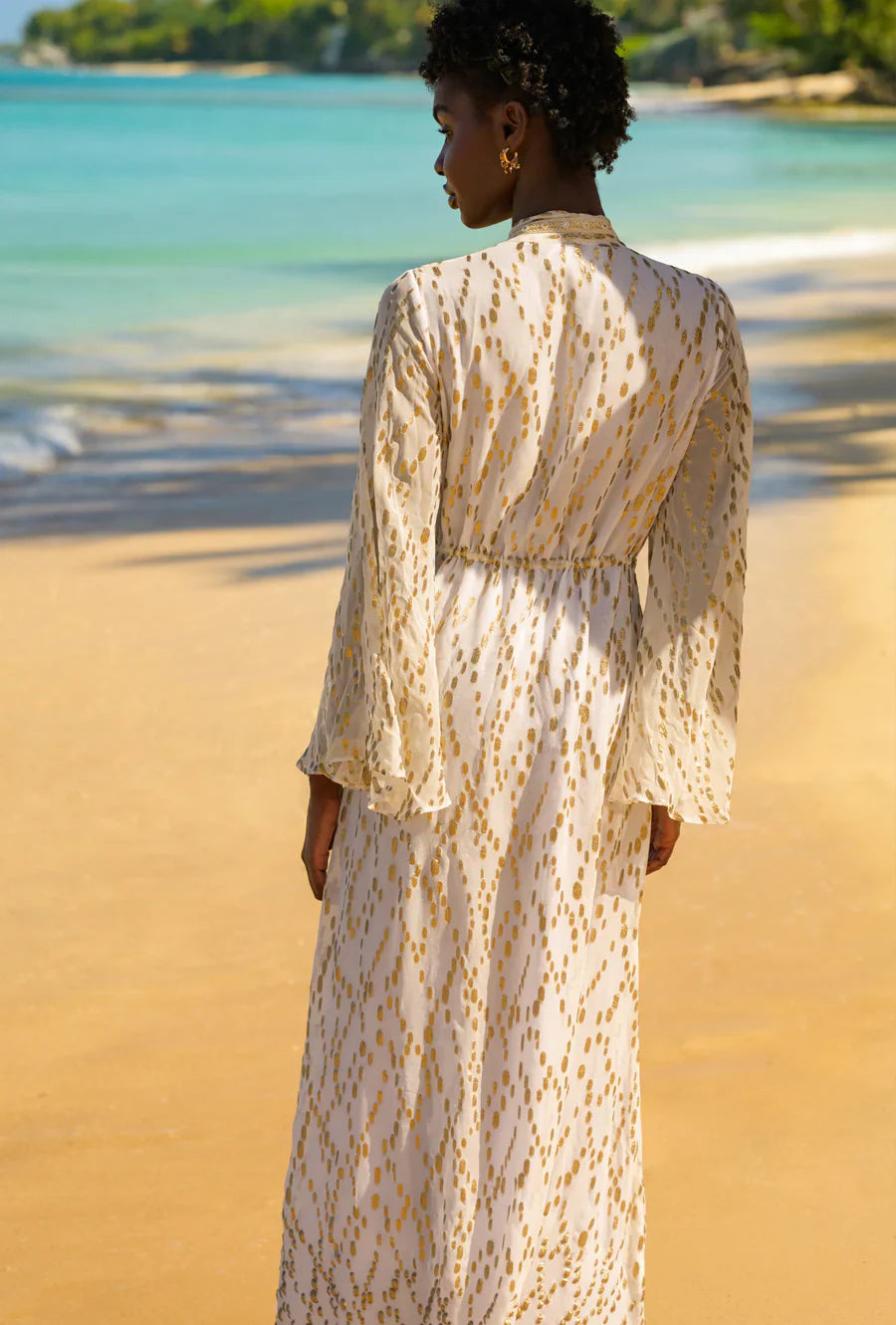 Sophia Alexia Bora Bora Kimono Golden Glow