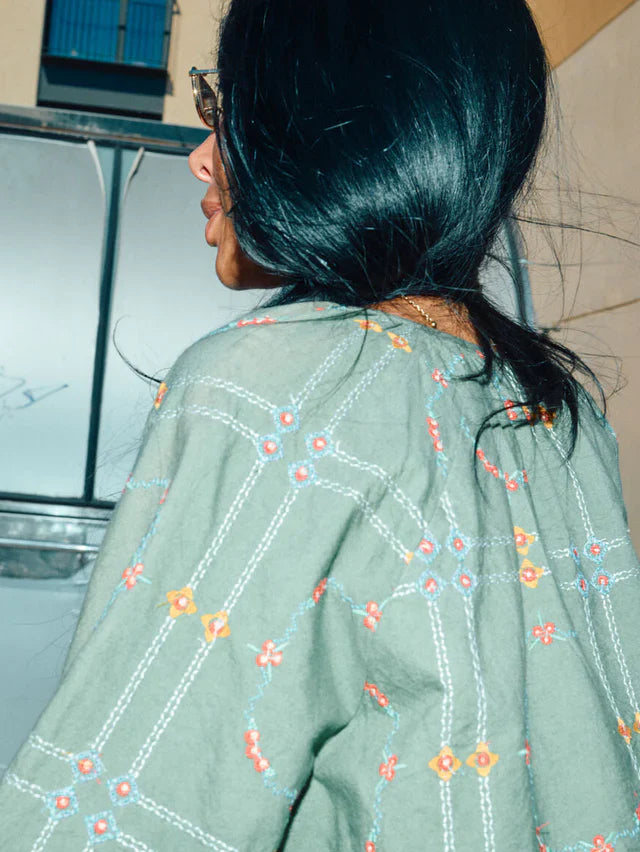 Mos Mosh Share Sensi Blouse Four Leaf Clover