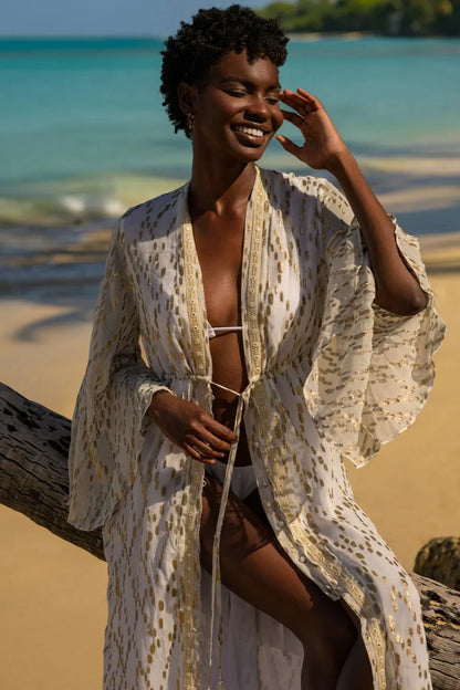 Sophia Alexia Bora Bora Kimono Golden Glow