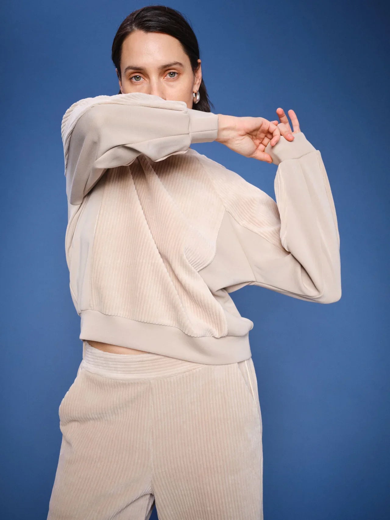 Mos Mosh Ello sweat shirt Feather Grey