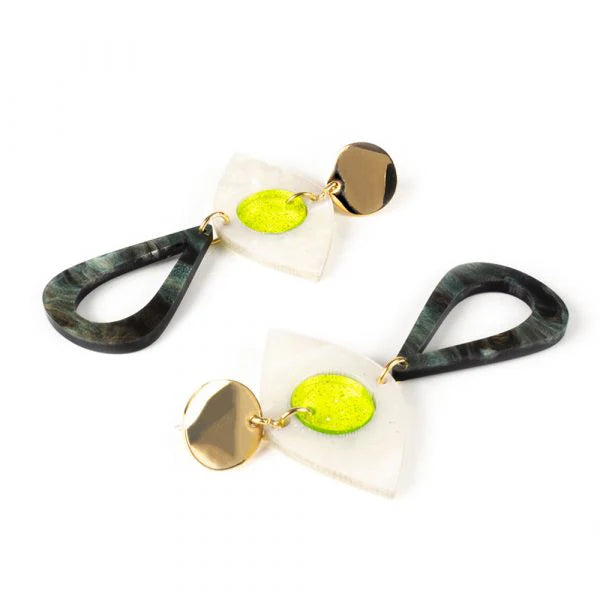 Toolally Eye Motif Drops Yellow