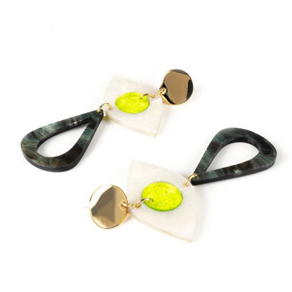 Toolally Eye Motif Drops Yellow