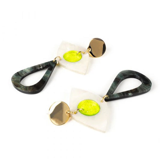 Toolally Eye Motif Drops Yellow