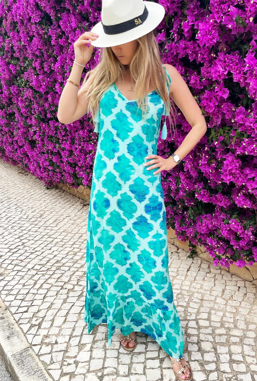 Sophia Alexia Maxi sundress Jade Paradise