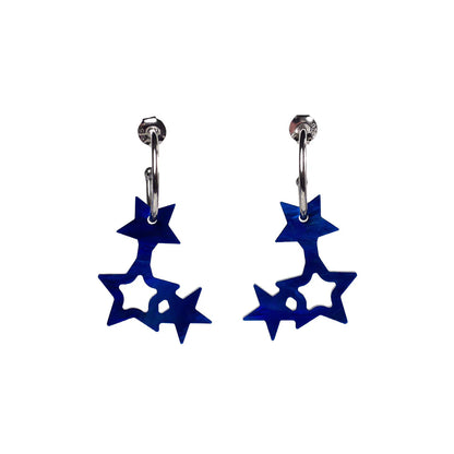 Toolally Falling Star Hoop Blue