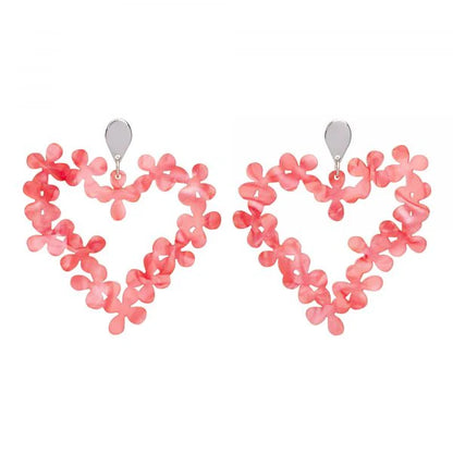 Toolally Hearts in flowers Pink pearl