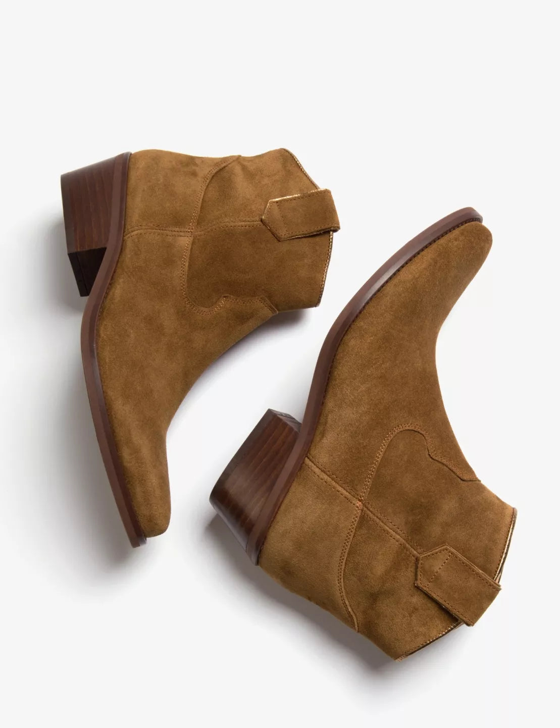 Penelope Chilvers Cassidy Suede Cowboy Boot Tan