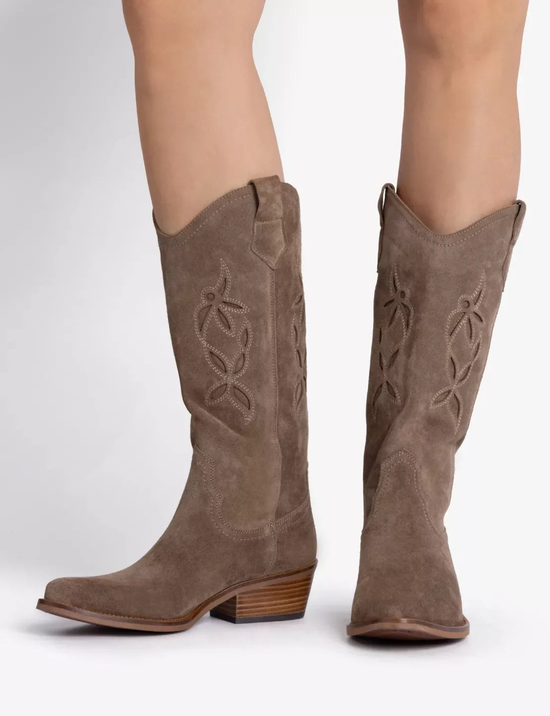 Penelope Chilvers Jasmine Embroidered Boot Sesame