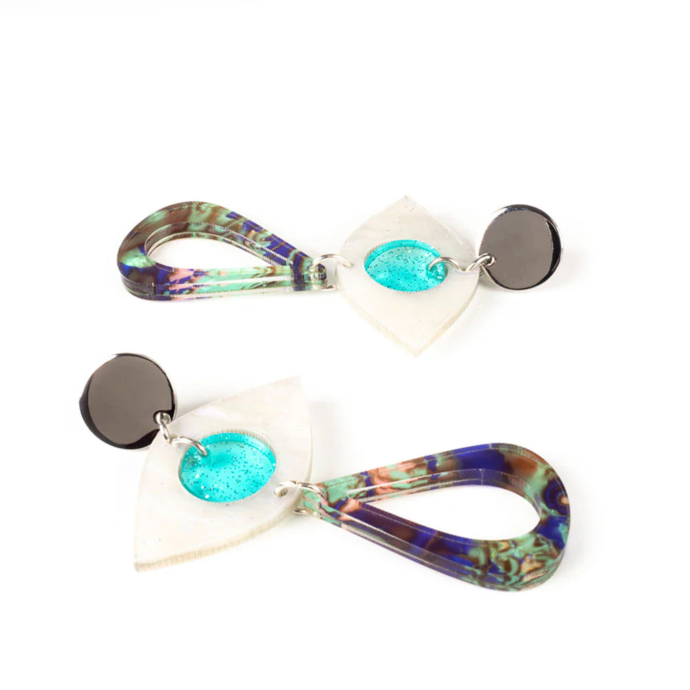 Toolally Eye Motif Drops Blue