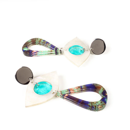Toolally Eye Motif Drops Blue