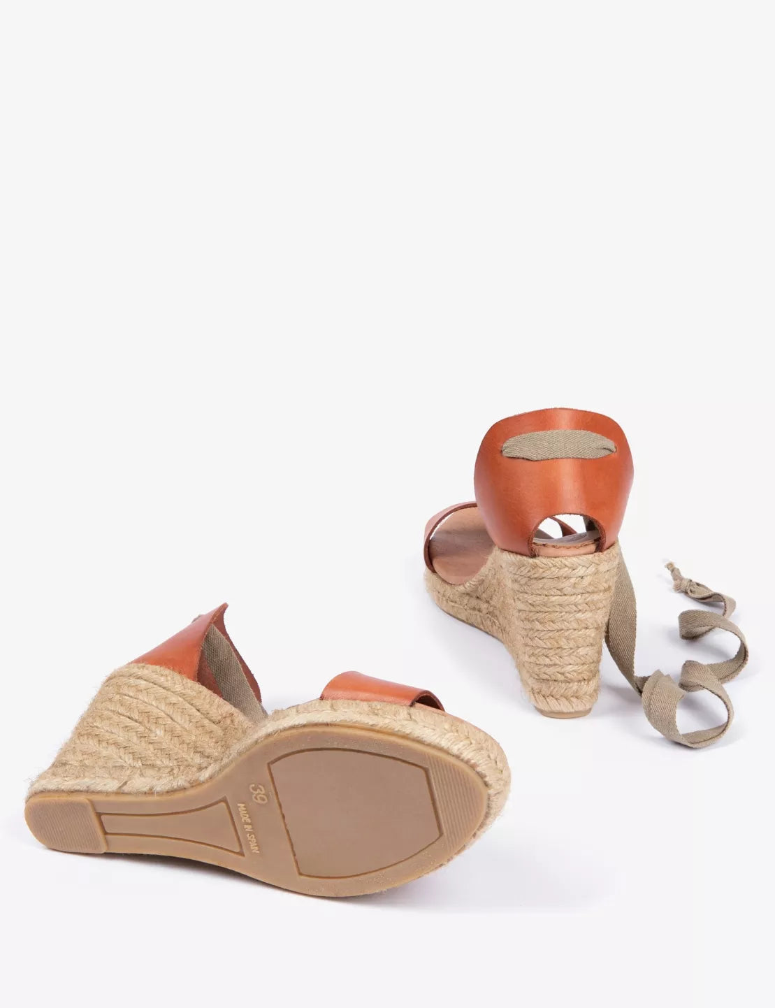 Penelope Chilvers Brook Leather Espadrille Tan
