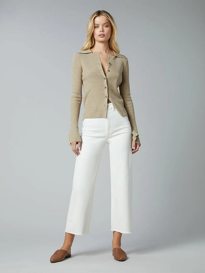 DL1961 Hepburn wide leg VIntage Eggshell