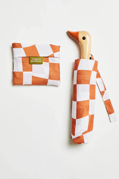 Duckhead Umbrella  Peanut Butter Checkers