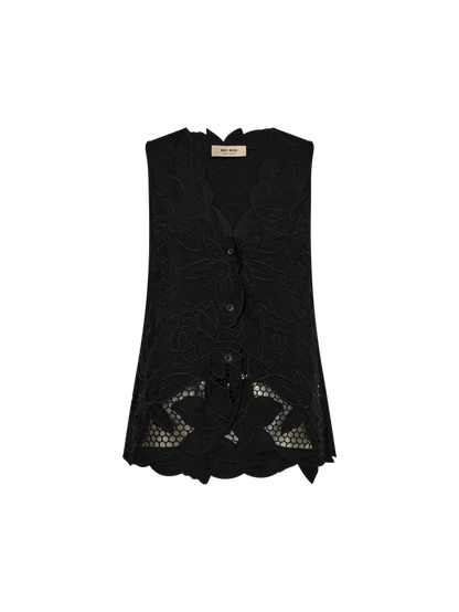 Mos Mosh Daima Brodie Top 170600 Black