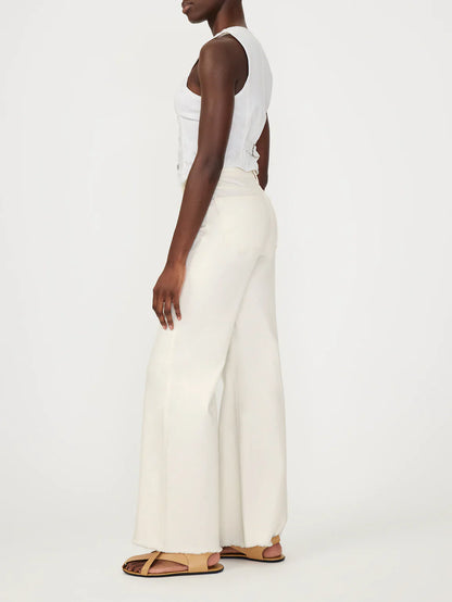 DL1961 Hepburn wide leg vintage 12779 Eggshell