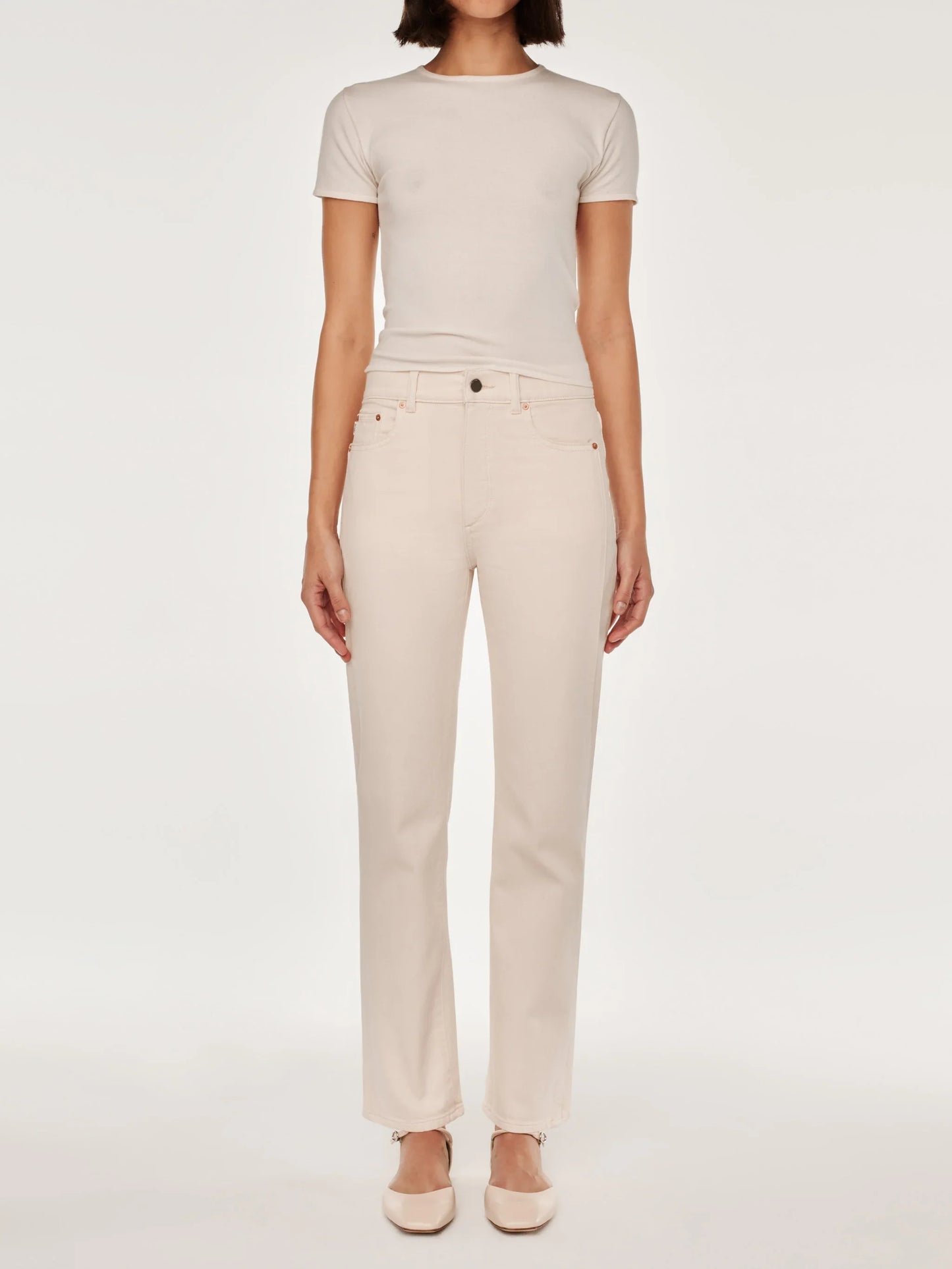 DL1961 Patti Straight 13746 Ecru Panelled