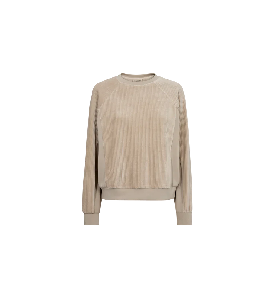 Mos Mosh Ello sweat shirt Feather Grey