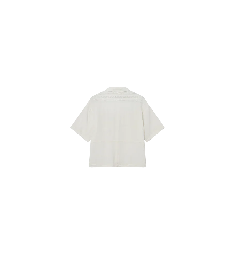 Mos Mosh Archive Lace Shirt ecru