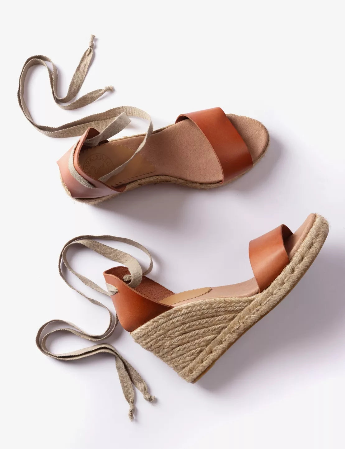 Penelope Chilvers Brook Leather Espadrille Tan