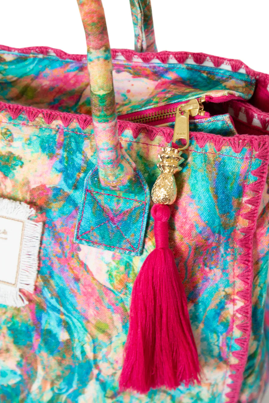 Sophia Alexia Barbados Beach Bag Liquid  rainbow