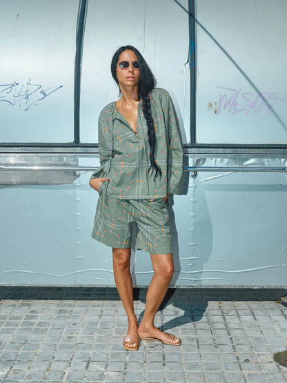 Mos Mosh Share Sensi Blouse Four Leaf Clover