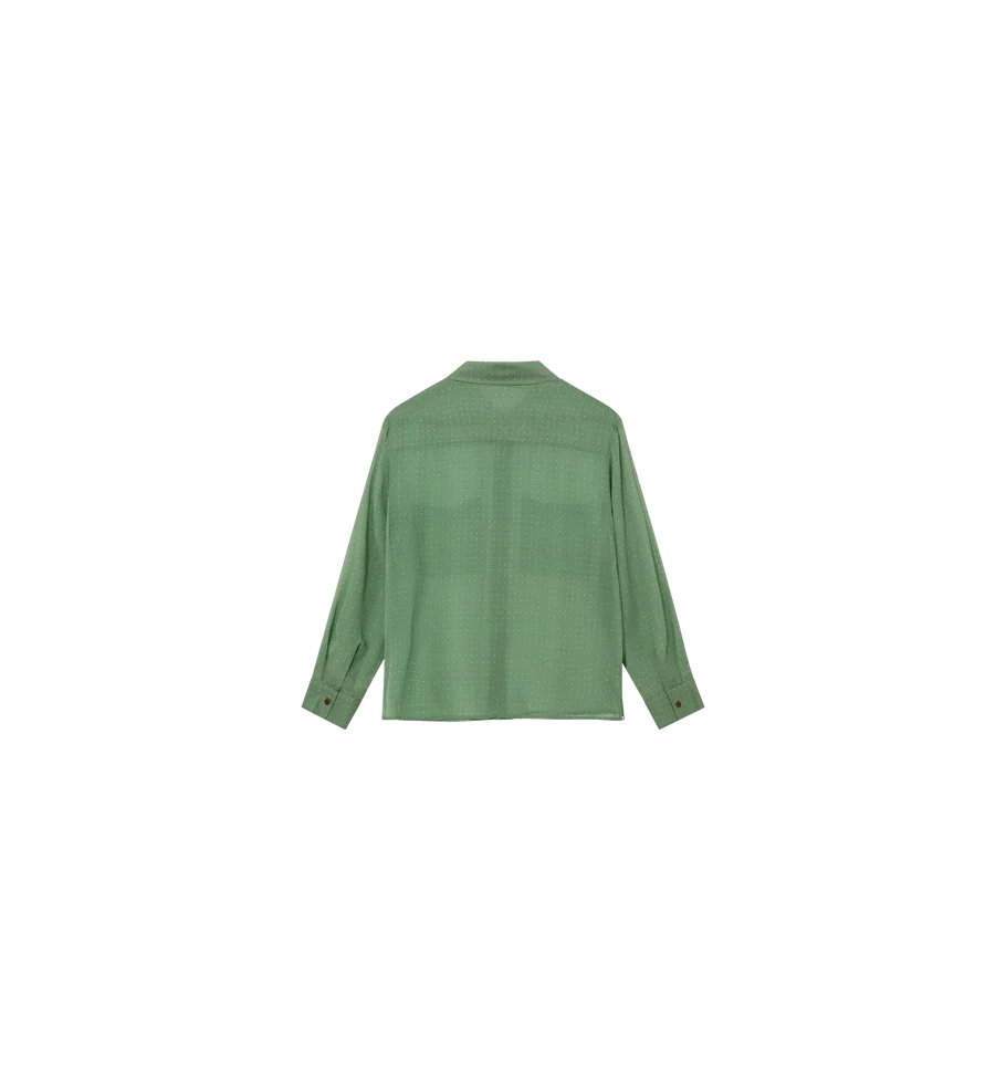 Mos Mosh Devotion Silk Shirt Watercress
