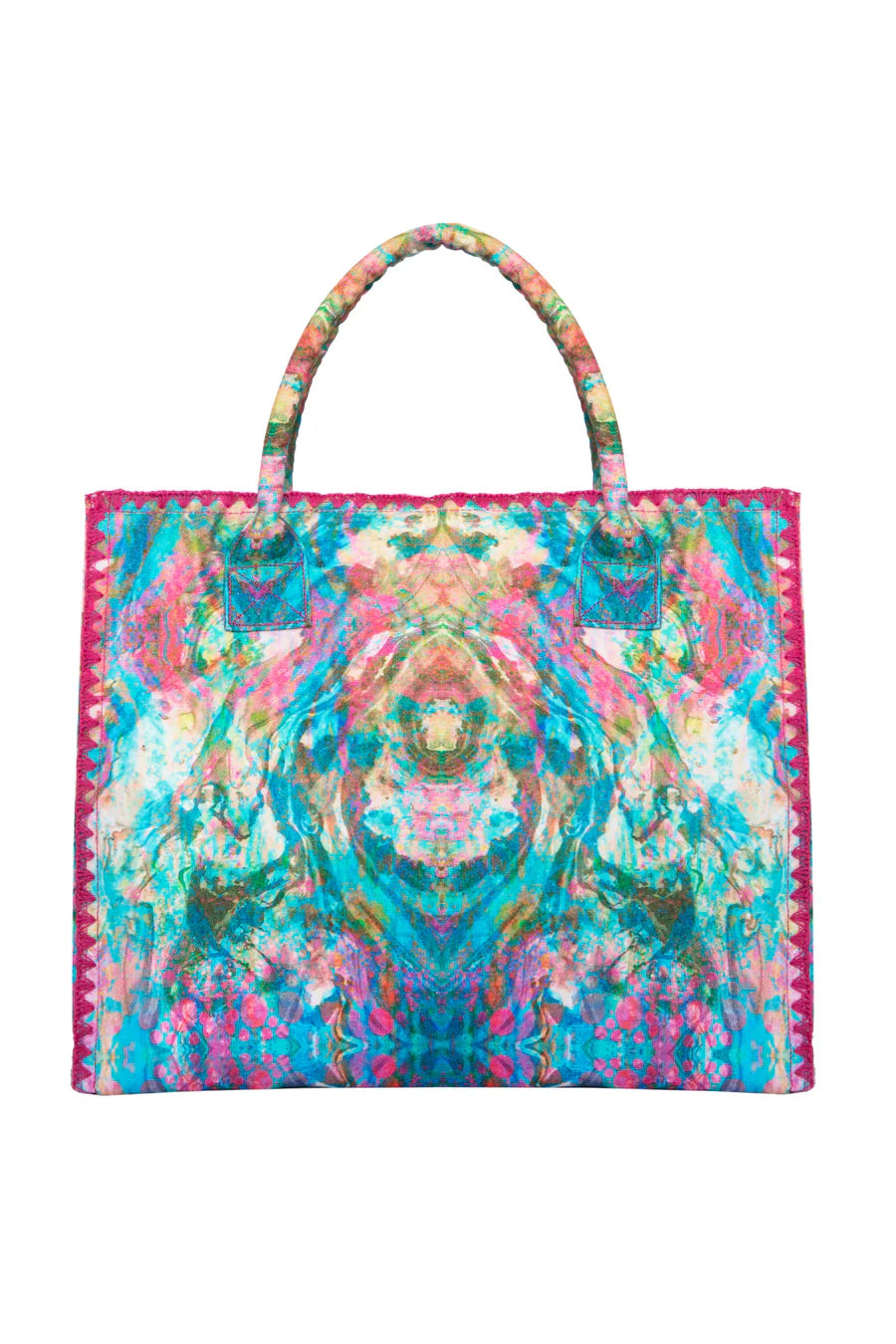 Sophia Alexia Barbados Beach Bag Liquid  rainbow