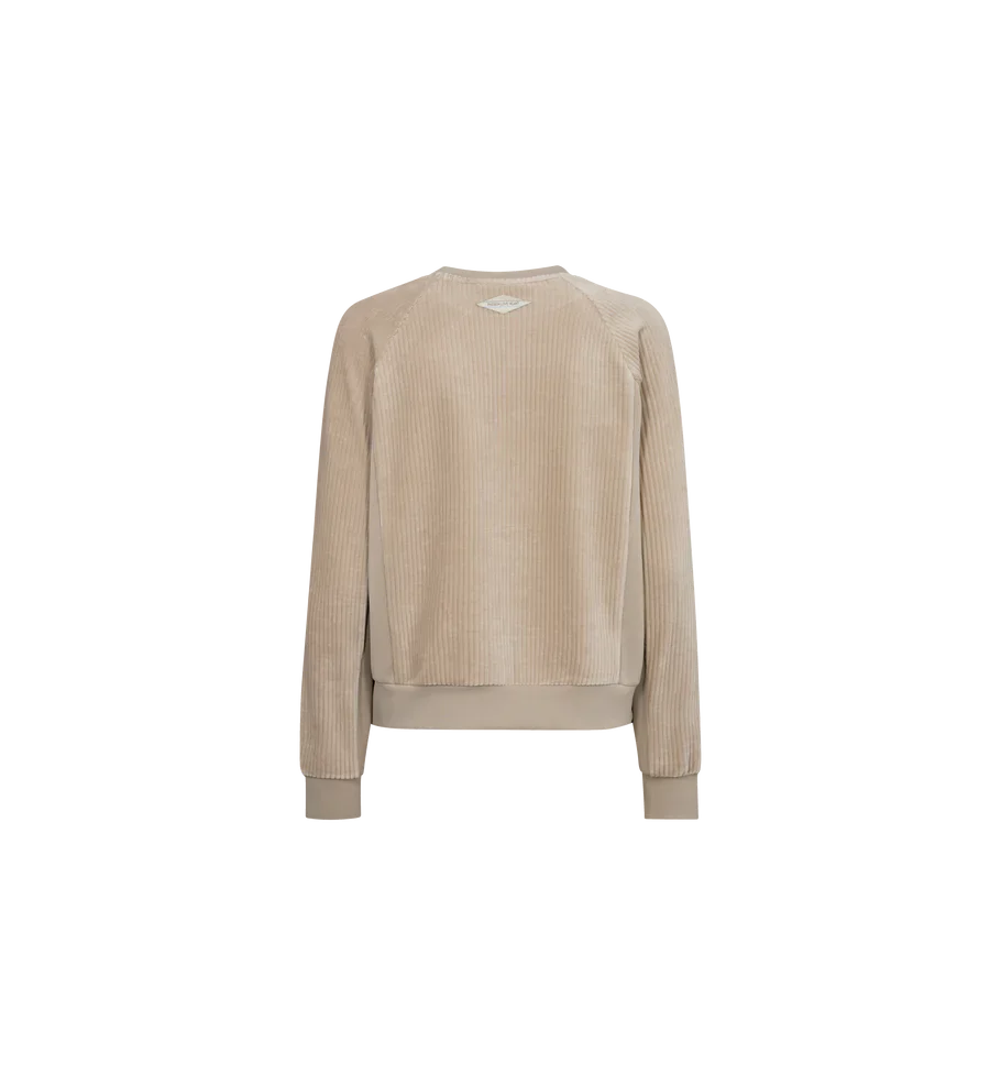 Mos Mosh Ello sweat shirt Feather Grey